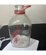 Vintage Original Oley PA Turnpike Dairy Farm Half Gallon Glass Milk Bottle - $342.71 MXN