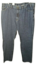 Full Blue Regular Fit Straight Leg Jeans 100% Cotton Med Wash Men&#39;s 44x32 - $18.81