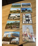 Vintage Lot of 9 Windmill Lasithi Israel Spain Bulgaria Souvenir Postcar... - €10,31 EUR
