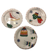 3 Skating by Crate &amp; Barrel Plates Skating Theme Hat/Scarf/Mitten Julia ... - £23.73 GBP