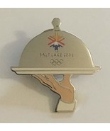 2002 Salt Lake City Winter Olympics Logo Covered Serving Tray Pin - £21.90 GBP