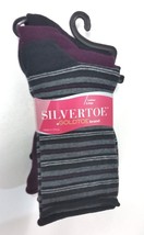 3 PAIR SILVER TOE by GoldToeBrand Men&#39;s Fashion Shoe Size 6-9 Socks New ... - £7.77 GBP