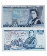 One Queen Elizabeth QE II 1971-1980 J B Page United Kingdom £5 Pound Ban... - £103.87 GBP