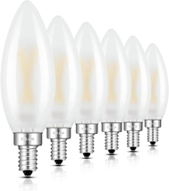 Crlight LED Candelabra Bulb 25W Equivalent 250LM, 3000K Soft White 2W LED Chande - £24.95 GBP