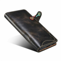 For Samsung S22 Ultra S22 Plus S22 Wallet Genuine Leather Flip back Case  - $93.99