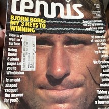 Tennis Magazine July 1980 Bjorn Borg Wimbledon Arthur Ashe - £19.41 GBP