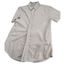 Ralph Lauren Denim &amp; Supply Short Sleeve Button Up Ivory White Slim Fit Medium M - £19.44 GBP