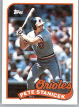 1989 Topps 497 Pete Stanicek  Baltimore Orioles - $0.99