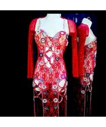 Made to order Belly dance dress ,dance show costume ,go-go dress,belly d... - $4,844.57 MXN