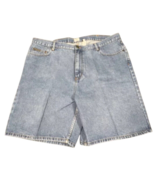 Calvin Klein CK Mens Jean Shorts 42 Blue Denim High Waisted Casual 42x9 ... - $25.55