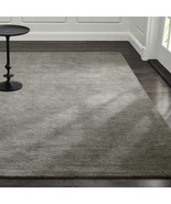 Area Rugs 9&#39; x 12&#39; Baxter Grey Hand Tufted CRATE &amp; BARREL Soft Woolen Ca... - $1,243.95 CAD