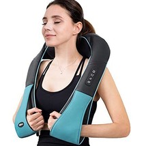 Shiatsu Back Shoulder and Neck Massager with Heat Deep Tissue 3D Kneading - £55.65 GBP