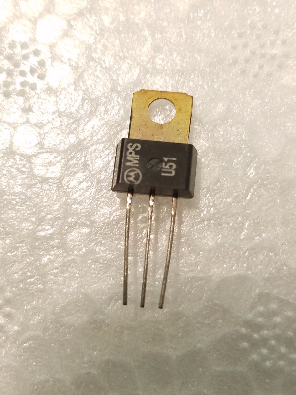 MPSU51 PNP 10W Power Transistor equiv to BC362 BD508 BD516 BD526 - $0.01