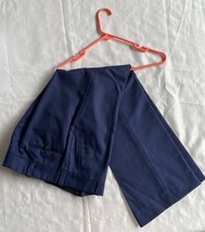 Navy Pinstriped Woolen Men’s 32x29 Dress Slacks - £11.37 GBP