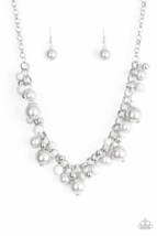 Paparazzi The Upstater Silver Necklace - New - $4.50