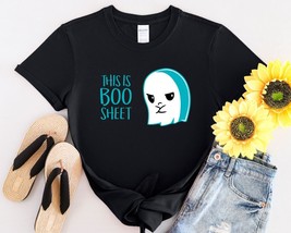 Funny T shirt  tee shirt T-shirt apparel t shirt crew neck this is boo sheet - £20.19 GBP+