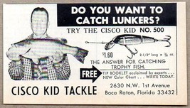 1975 Print Ad Cisco Kid No. 500 Fishing Lures Boca Raton,FL - $8.64