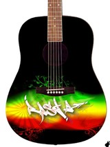 Rasta Custom Guitar - $4,278.65 MXN