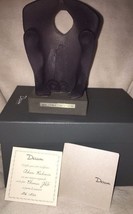 Daum Violet Glass Sculpture Adam Kadmon With Base Thomas Gleb Limited Ed 136/150 - £3,652.86 GBP