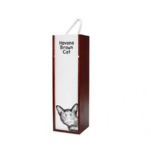 Havana Brown - Wine box with an image of a cat. - £15.17 GBP