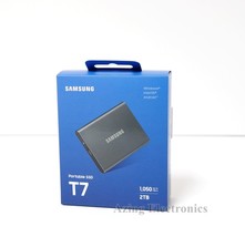 Samsung T7 MU-PC2T0T 2TB USB 3.2 Portable SSD Solid State Drive Gray  - $134.99