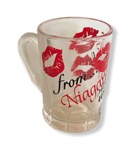 Niagra Falls Souvenir Beer Mug Kiss Lips Shot Glass - $11.44