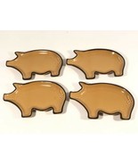Napastyle Pig Dish Lot 4 Trinket Ring Tray Coaster Condiments Oil Dippin... - £69.69 GBP