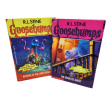 R.L Stine Goosebumps # 34 # 37 Headless Ghost Gnomes Book Childrens Paperback - £18.67 GBP