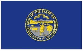 Nebraska State Flag Sticker Decal F336 - $1.95+