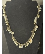 Faux Pearl And Leaf Beaded Necklace - $13.72 CAD