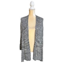 Anthropologie Sparrow Cardigan Sweater Size S Small Gray Linen - £14.23 GBP
