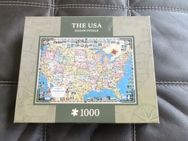 MasterPieces THE USA Jigsaw Puzzle 1000 Pieces 26.75&quot; X 19.25&quot; Complete ... - £15.00 GBP