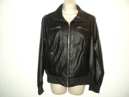 Torrid Moto Jacket Size 00 (M-L) 10, Faux Leather, Black, Front Zippered - £26.07 GBP