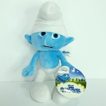 The Smurfs Clumsy Jacks Pacific Plush Stuffed Animal Toy Blue White 11&quot; - £17.26 GBP