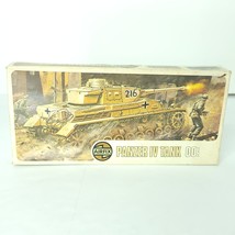 Airfix WW2 German OO  1/72 Panzer IV Tank Plastic Model Kit NEW Sealed S... - $22.76