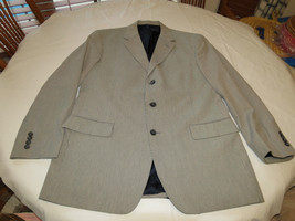 Brooks Brothers 3 button blazer jacket  43/38 REG striped Mens GUC@ - £24.68 GBP