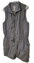 Chicos Zenergy Dress Size 2 Large Zip Front Gray Jumper Sport  - £21.35 GBP