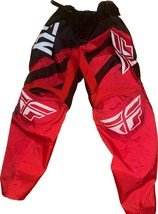 Fly Racing F-16 Red/Black Pants Youth Size 20 - £11.95 GBP