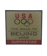 2008 USA The Road To Beijing Support Special Olympics Lapel Hat Pin - £7.81 GBP