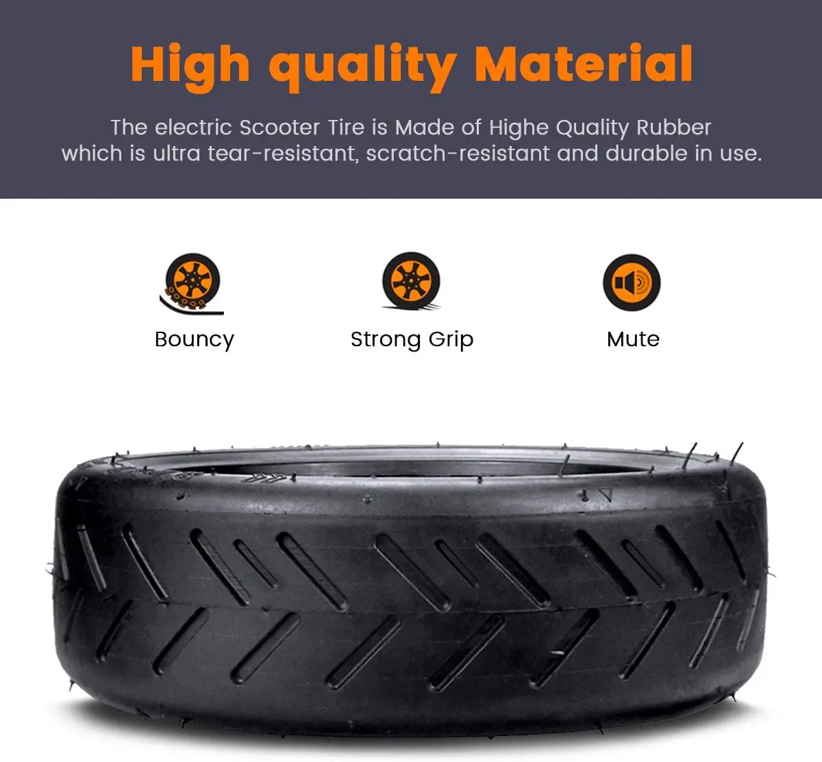 Sporting For A Electric Scooter Rubber Tire 8 1/2x2 Upgraded Thicken Inner Tube  - £31.17 GBP