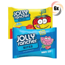 6x Packs Jolly Rancher Bites Variety Chewy Candy | King Size 3.4oz | Mix... - £20.42 GBP