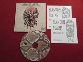 Brandon Brains &amp; The Amazing Parker Snakehands 14 Trk Digisleeve Cd Vg+ Oop - £3.87 GBP