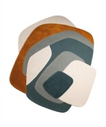 MULTI COLOR DESIGNER HAND TUFTED RUG,KIDS RUG,CUSTOM RUG,LOOP-CUT PILE RUG - $162.00+
