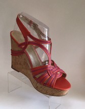 IVANKA TRUMP Cork Wedge Platform Strappy Sandals (Size 9.5 M) - £23.85 GBP