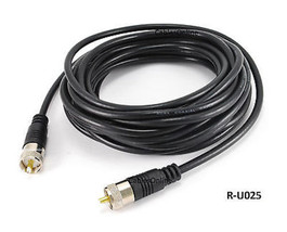 25Ft Rg8X Coax Uhf (Pl259) Male To Male Antenna Cable - Cablesonline R-U025 - £40.02 GBP