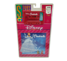 New Vintage Disney Cinderella Princess READ-ALONG Story Book And Tape Nos - $37.05