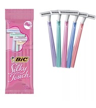 LOT (3) packs BIC Silky Touch 2-Blade Women&#39;s Disposable Razors 10 ct (3... - $13.00
