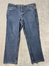 Duluth Trading Co Ballroom Double Flex Jeans Men 42x30 Relaxed Fit Work ... - $24.74