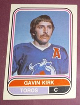 1975 - 76 O-Pee-Chee WHA Hockey #103 Gavin Kirk Toronto Toros - £2.36 GBP