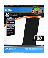 Gator 9&quot; x 11&quot; Emery Cloth Sanding Sheets, 80 Grit, 25 Pack - $47.85 CAD